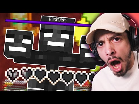 დაძაბული ბრძოლა WITHER -თან *მოკვდი?!* | Minecraft Hardcore #24